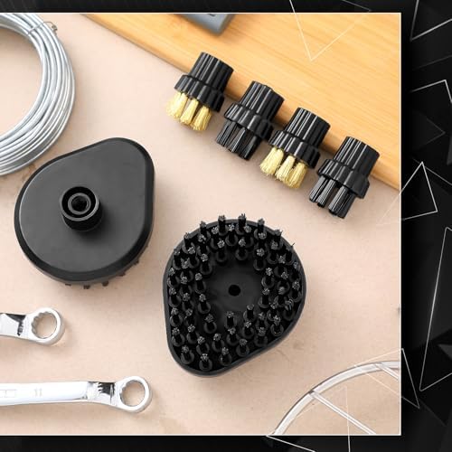 Honeydak 6 Pack Steam Cleaner Brush Heads M8 Replacement Set