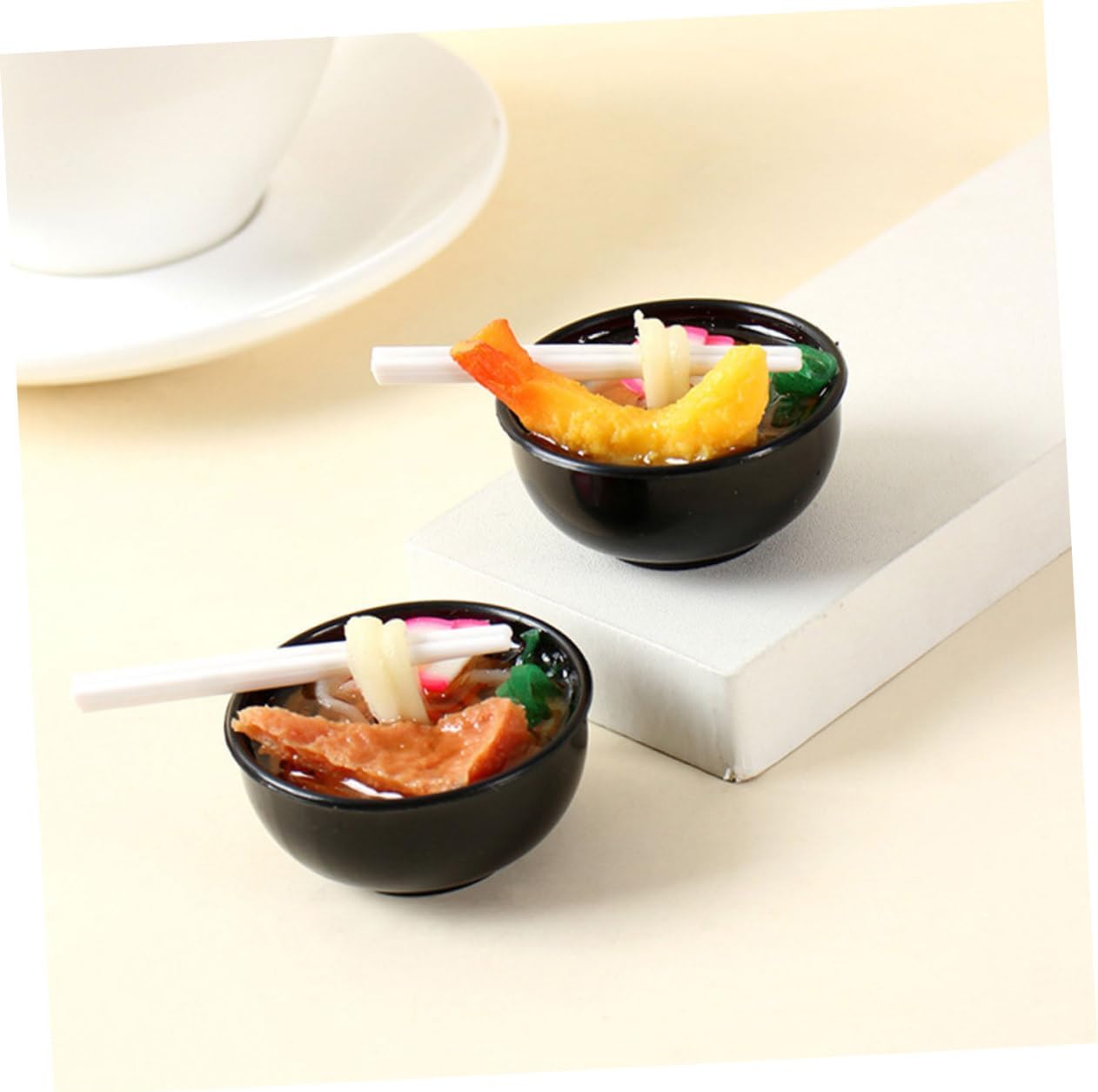 KICHOUSE 3pcs Pasta Display Artificial Shrimp Props