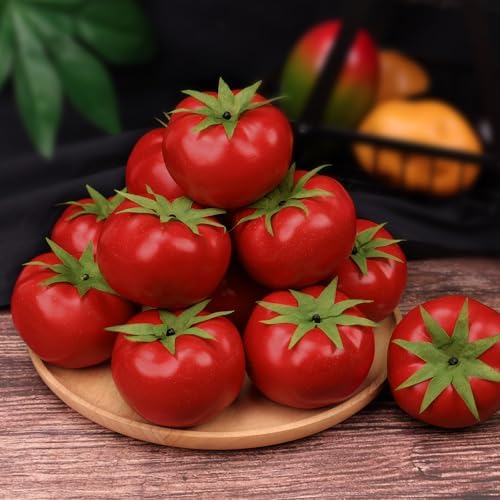 Gresorth 6pcs Artificial Lifelike Tomato Decor