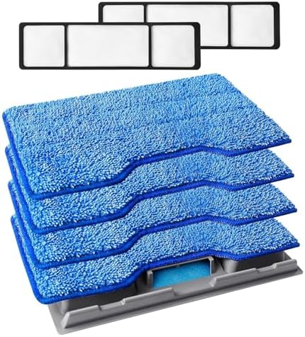 KEEPOW Reusable Mop Pads Refills for Shark VACMOP