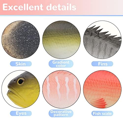 Woration 118 Inch Artificial Fish Decor Model