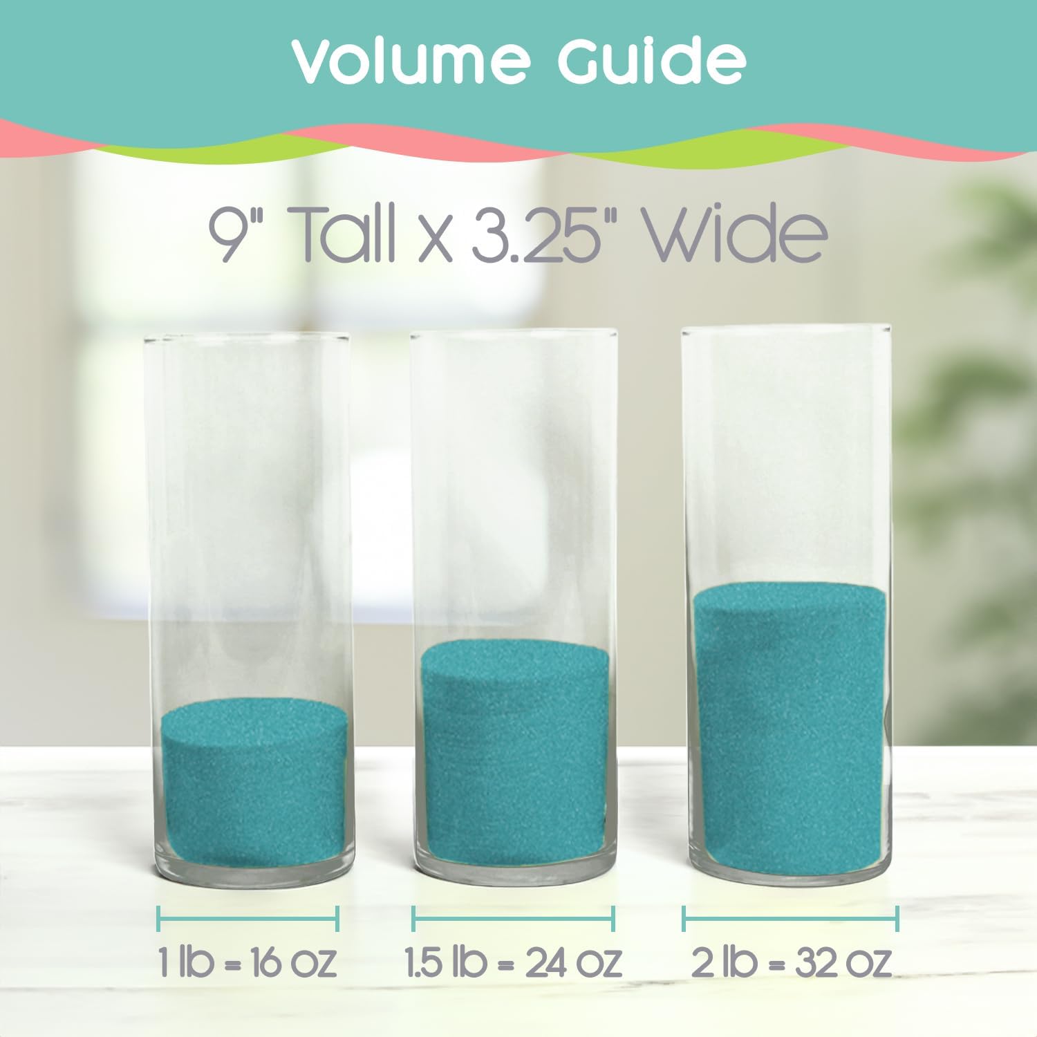 Tropic Blue Unity Sand for Weddings and Decor