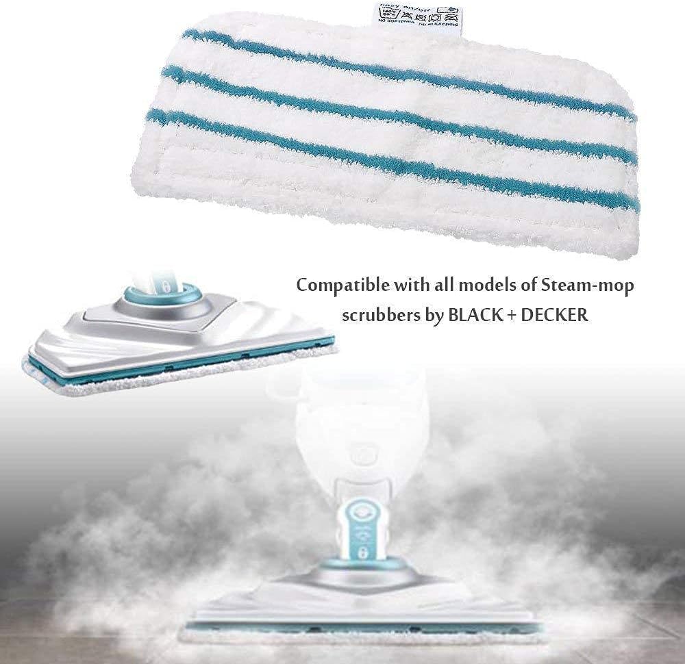 5 Pack Washable Microfiber Steam Mop Pads for BlackDecker Models