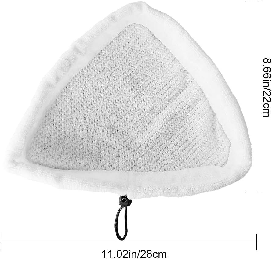 Fushing 6Pcs Steam Mop Pads Reusable Microfiber