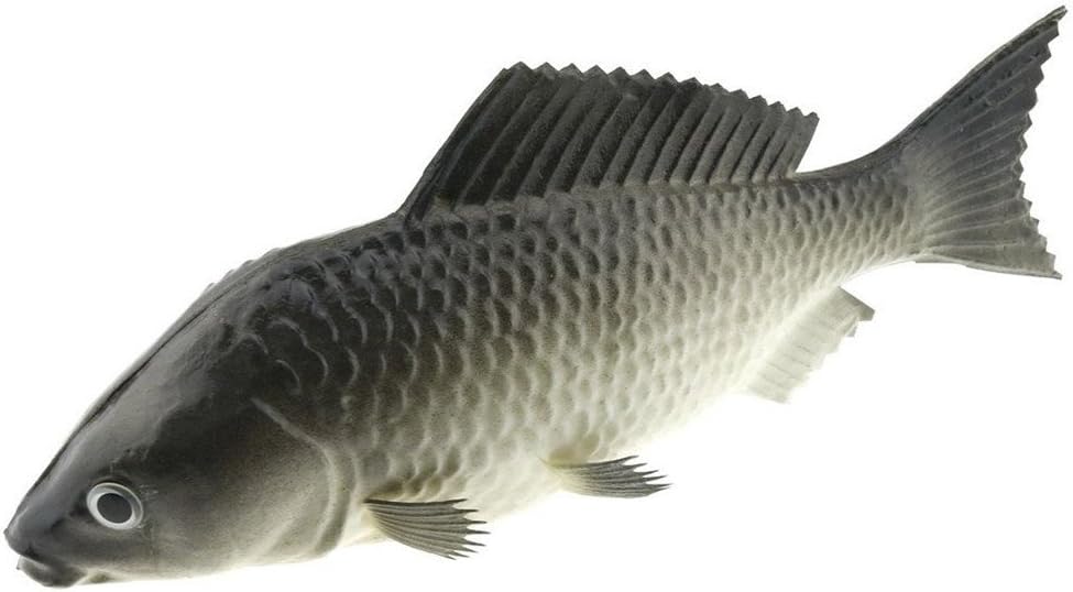 Sweet Family Artificial Grey Carp Decor