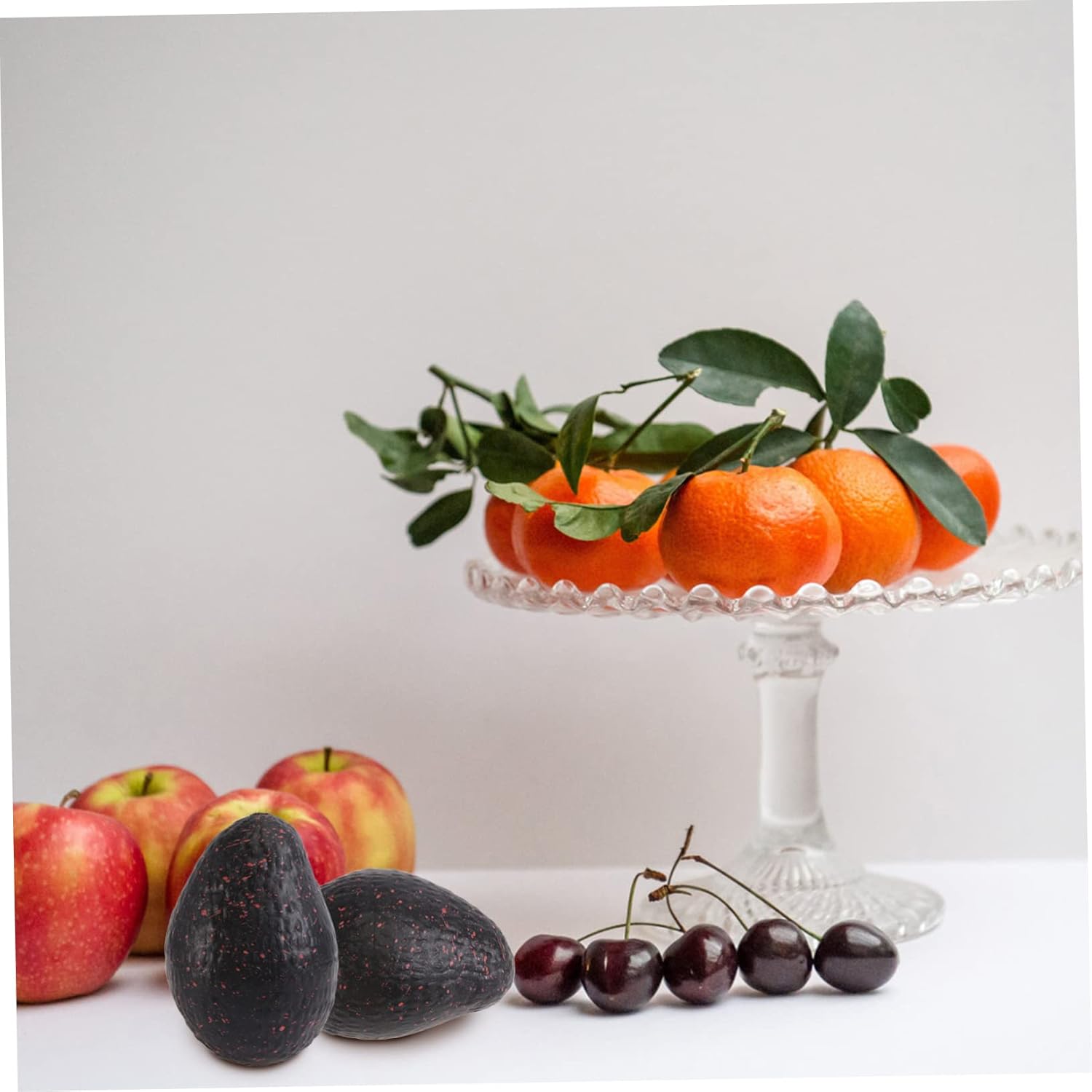 Vaguelly 6Pcs Lifelike Avocado Props for Home Decoration