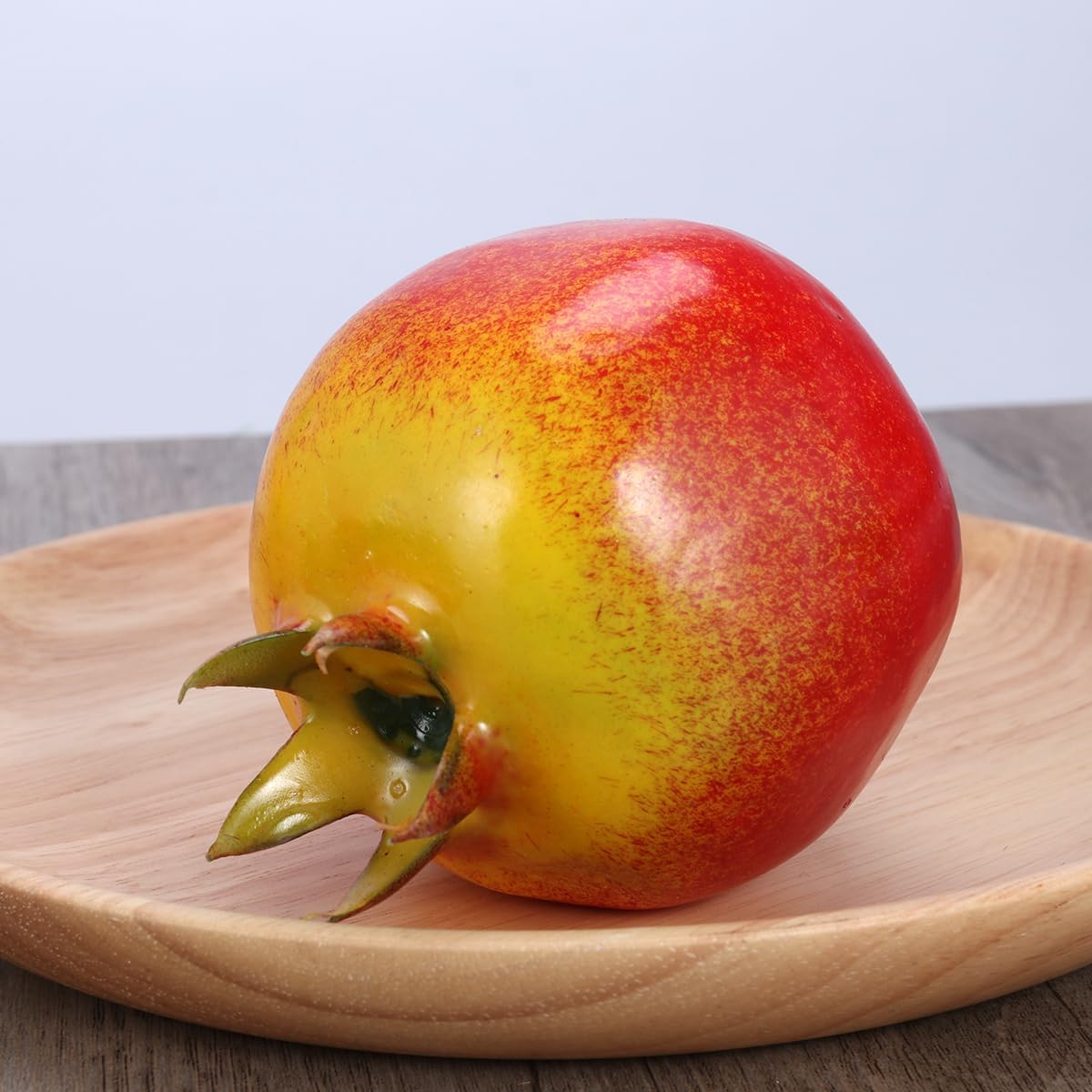 Realistic Simulated Pomegranate Fruit Ornament 299In Plastic Decor