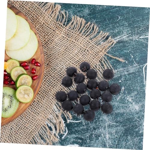 GLEAVI 20Pcs Lifelike Blueberries Artificial Fruit Decoration
