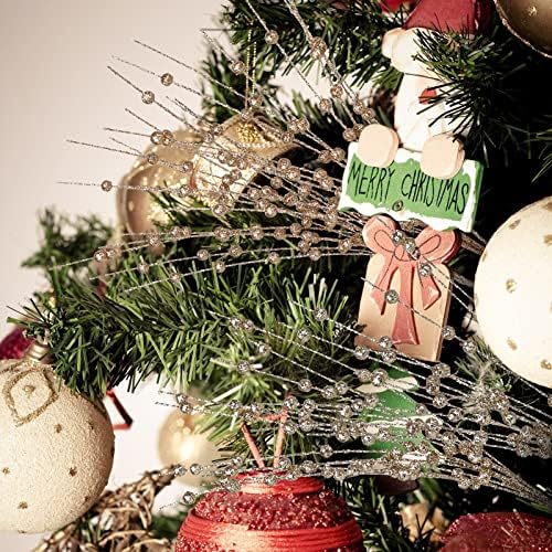 10Pack Glitter Berry Stems for Christmas Decor