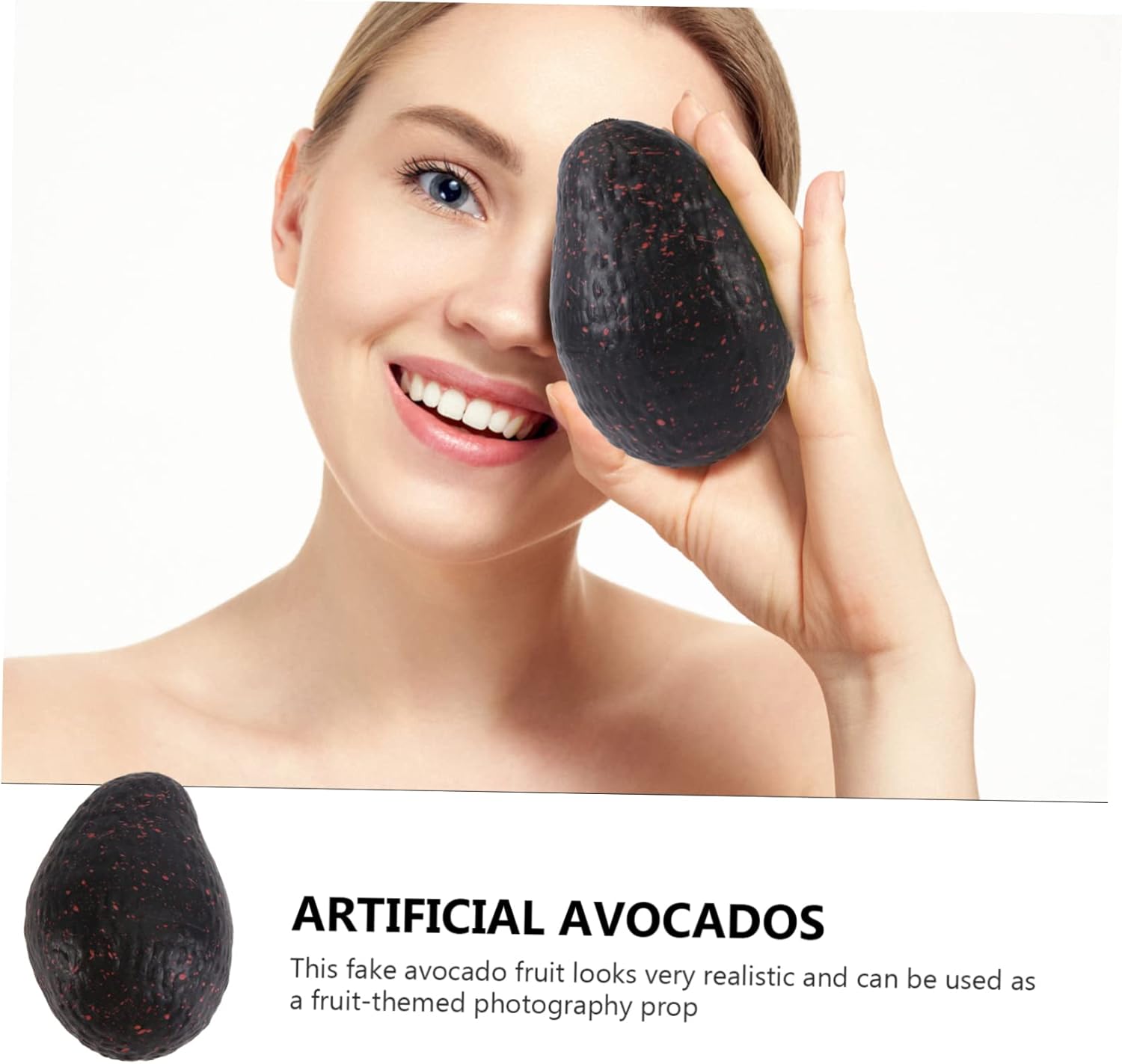 Zerodeko 6 Pcs Artificial Avocado Fruit Model