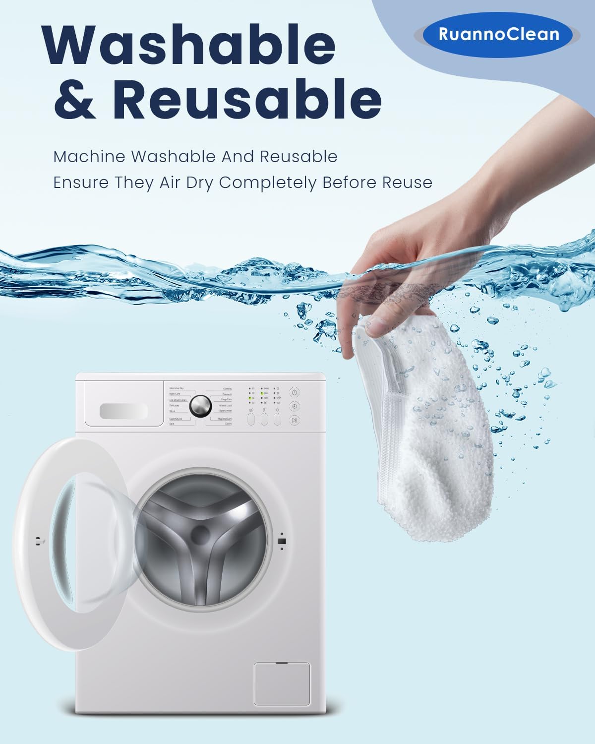 Universal Microfiber Cloths for Steam Cleaners - 8 Pack