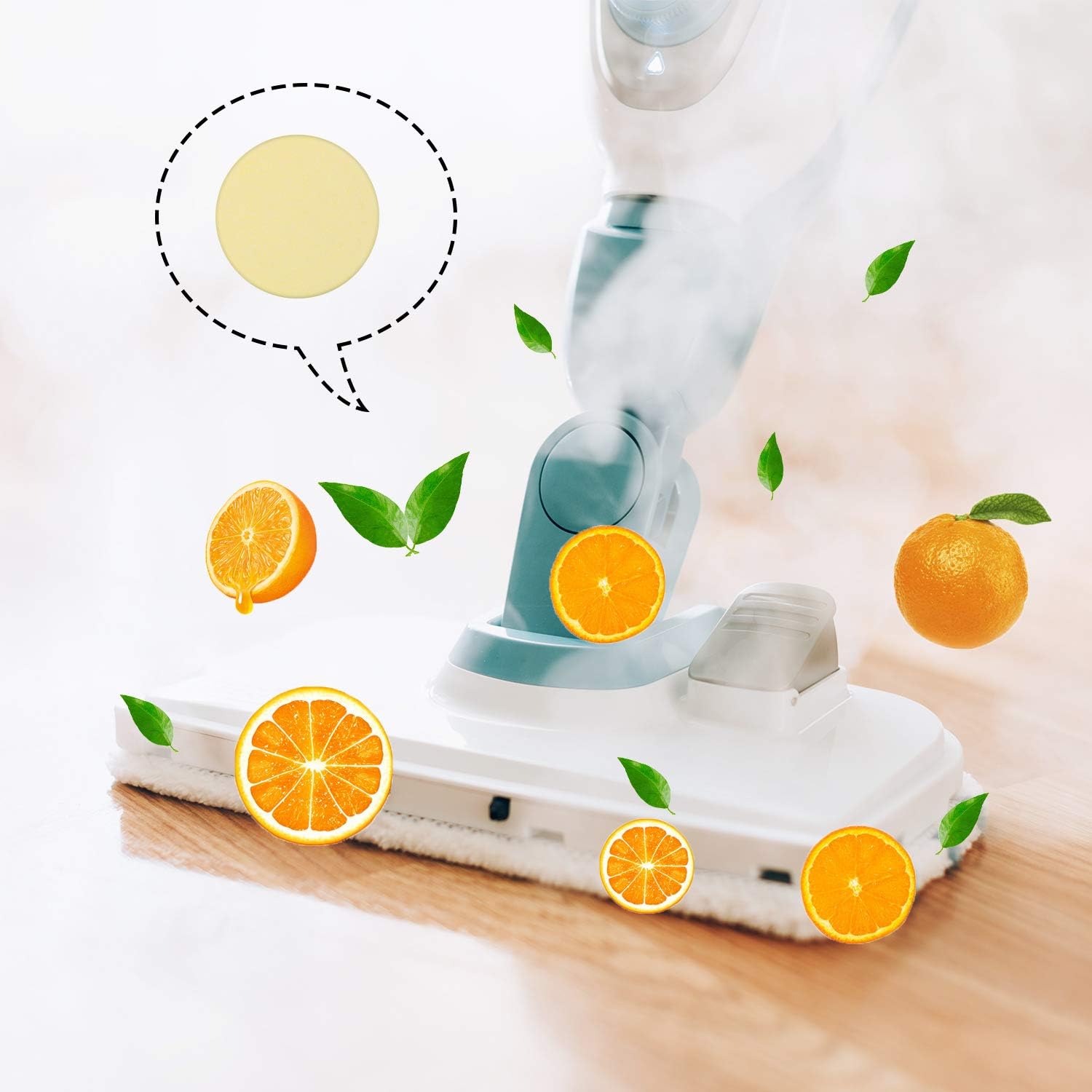 Maitys 24 Pack Citrus Scent Steam Mop Pads