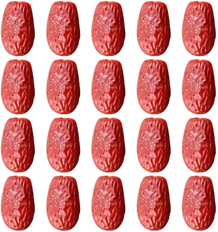 Totority Artificial Red Jujube Decorations 20Pcs