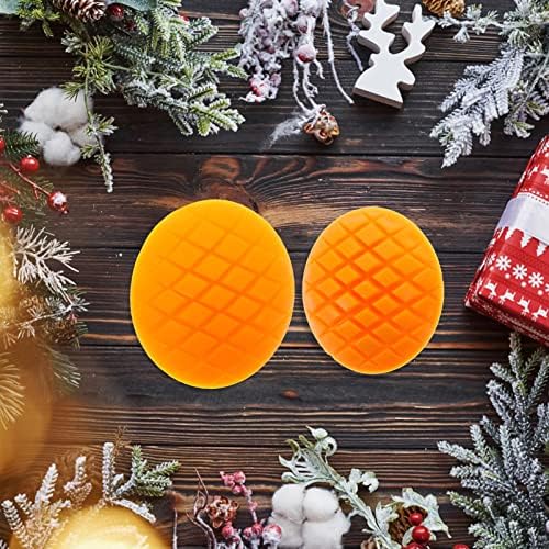 5pcs Lifelike Fake Mango Slice Models for Home Photography Props and Education