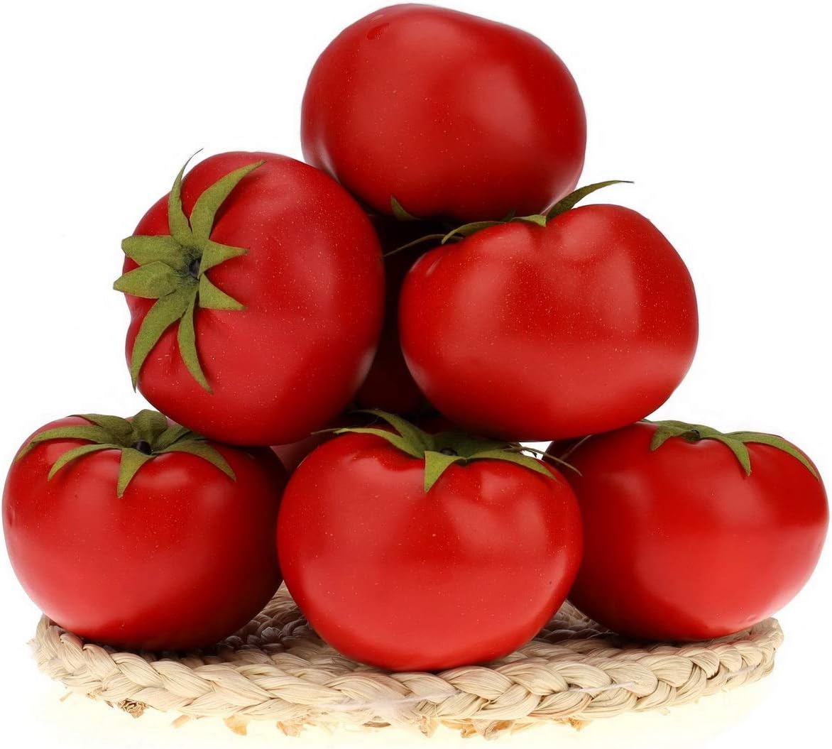 Gresorth 6pcs Artificial Lifelike Tomato Decor