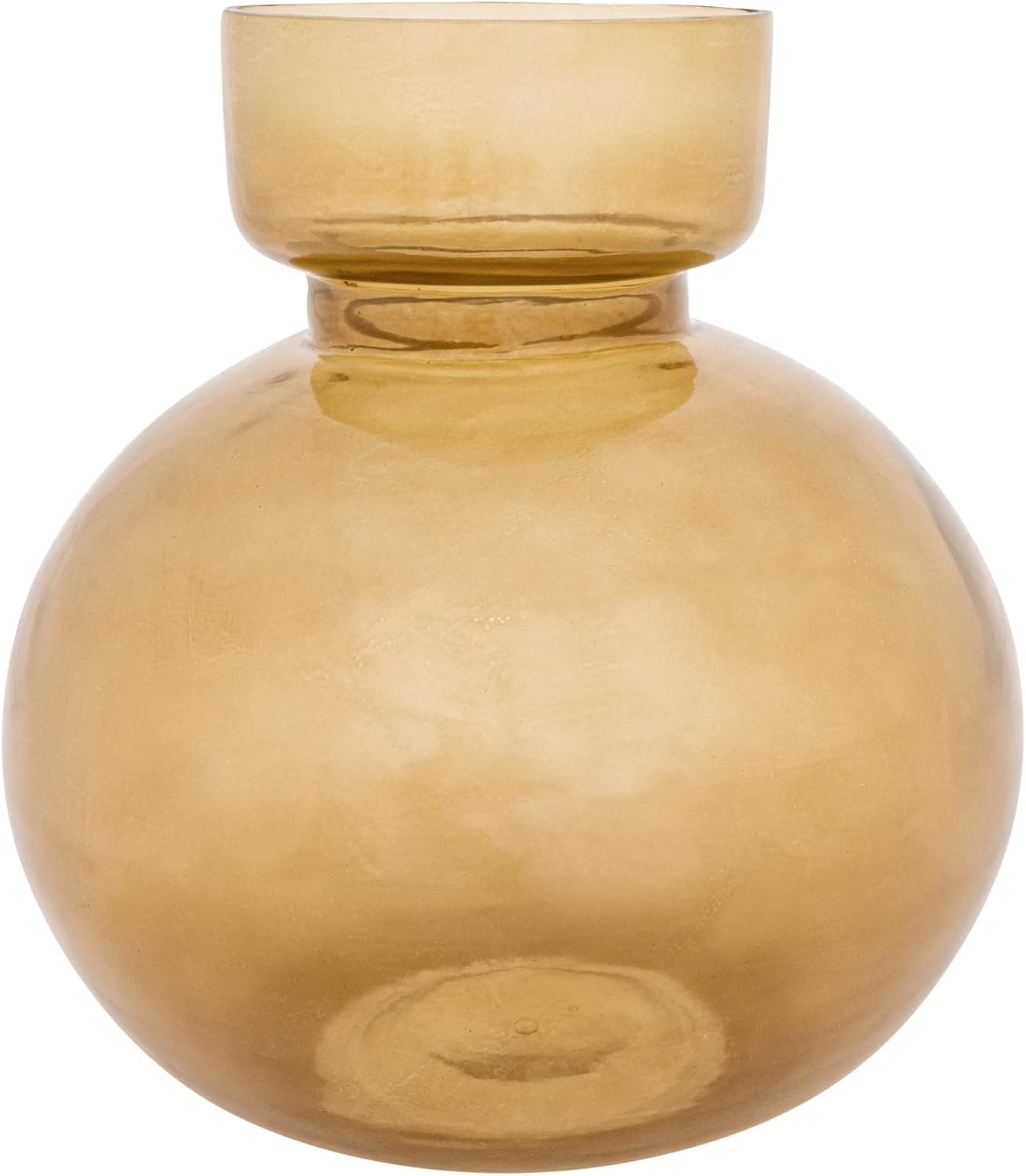 Creative Co-Op Modern Glass Vase Olive Green