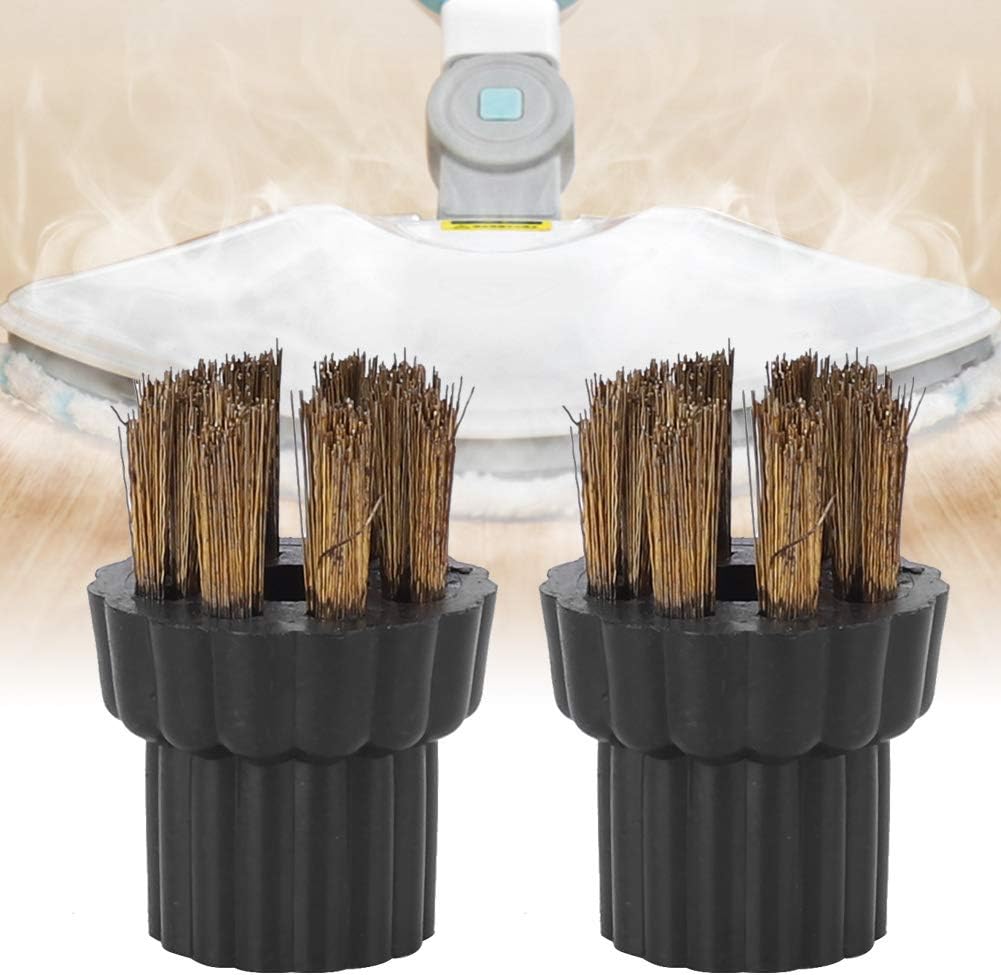Jeffergarden Brass Brush Replacement for H2O Steam Cleaner and Steam Mop