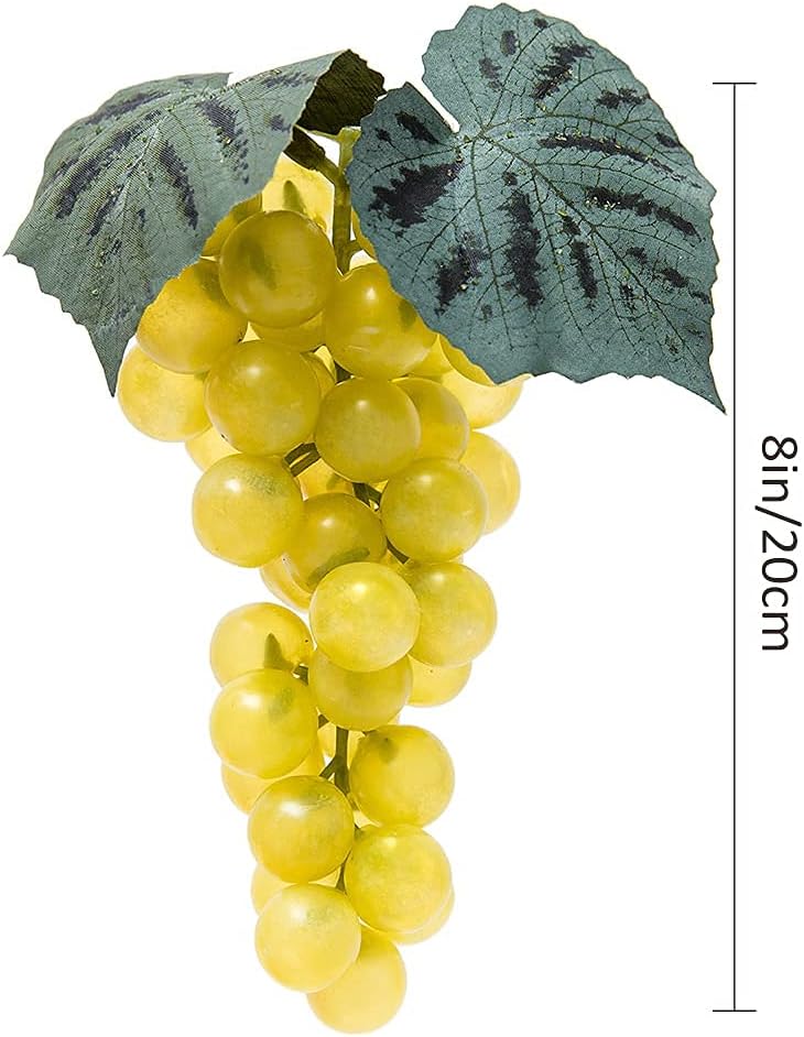 3 Bunches Realistic Fake Grapes for Decoration