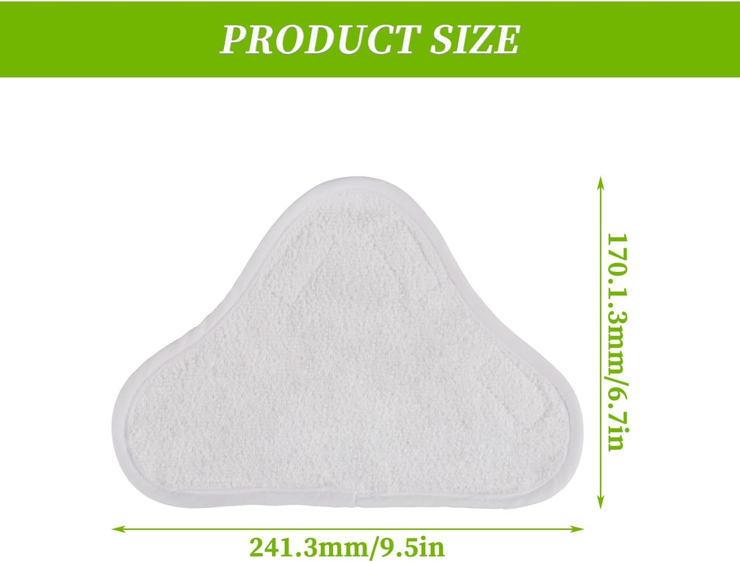 EPLZON Reusable Microfiber Steam Mop Pad 10pcs Pack
