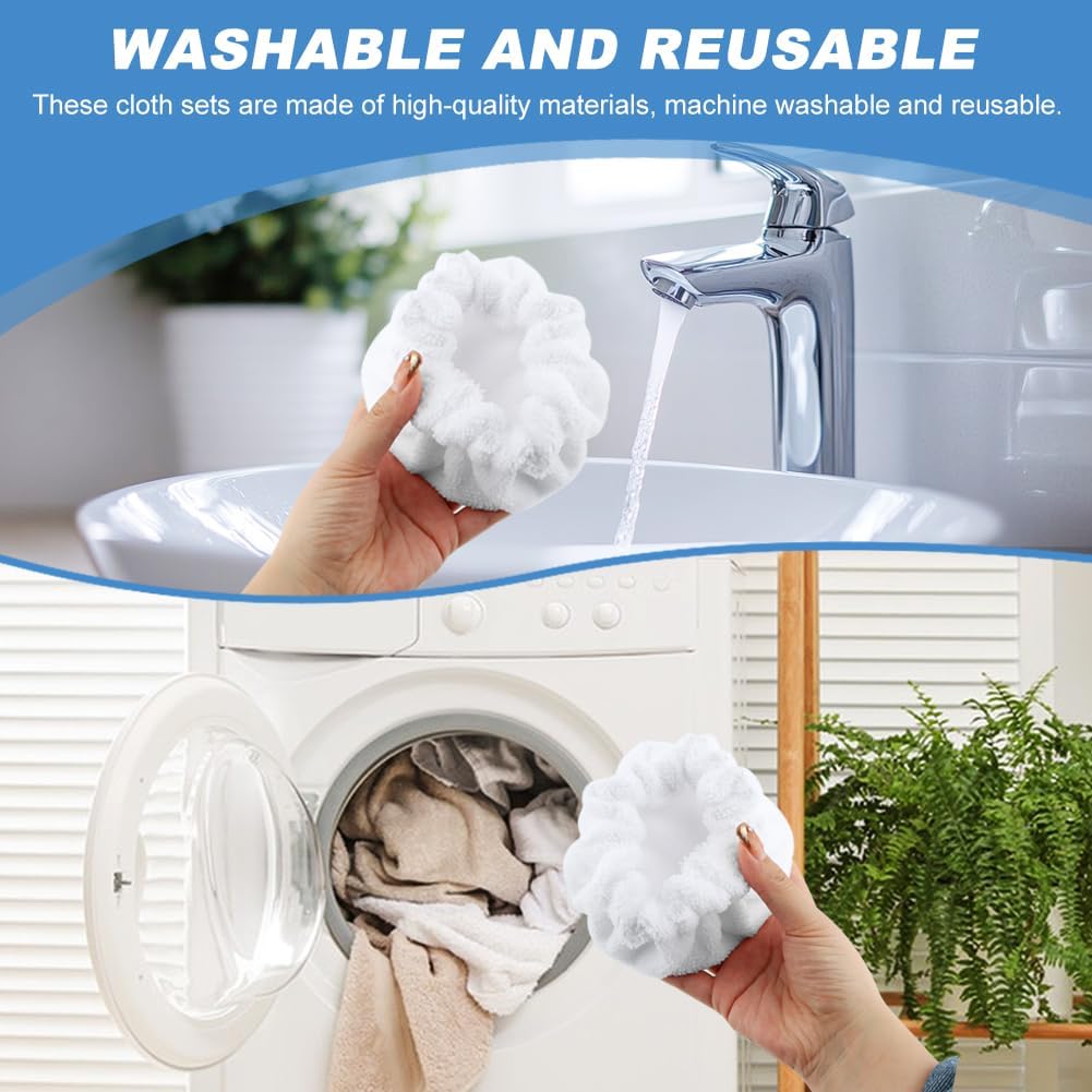 LVOERTUIG Steam Mop Pads for Handheld Steam Cleaner 10pcs