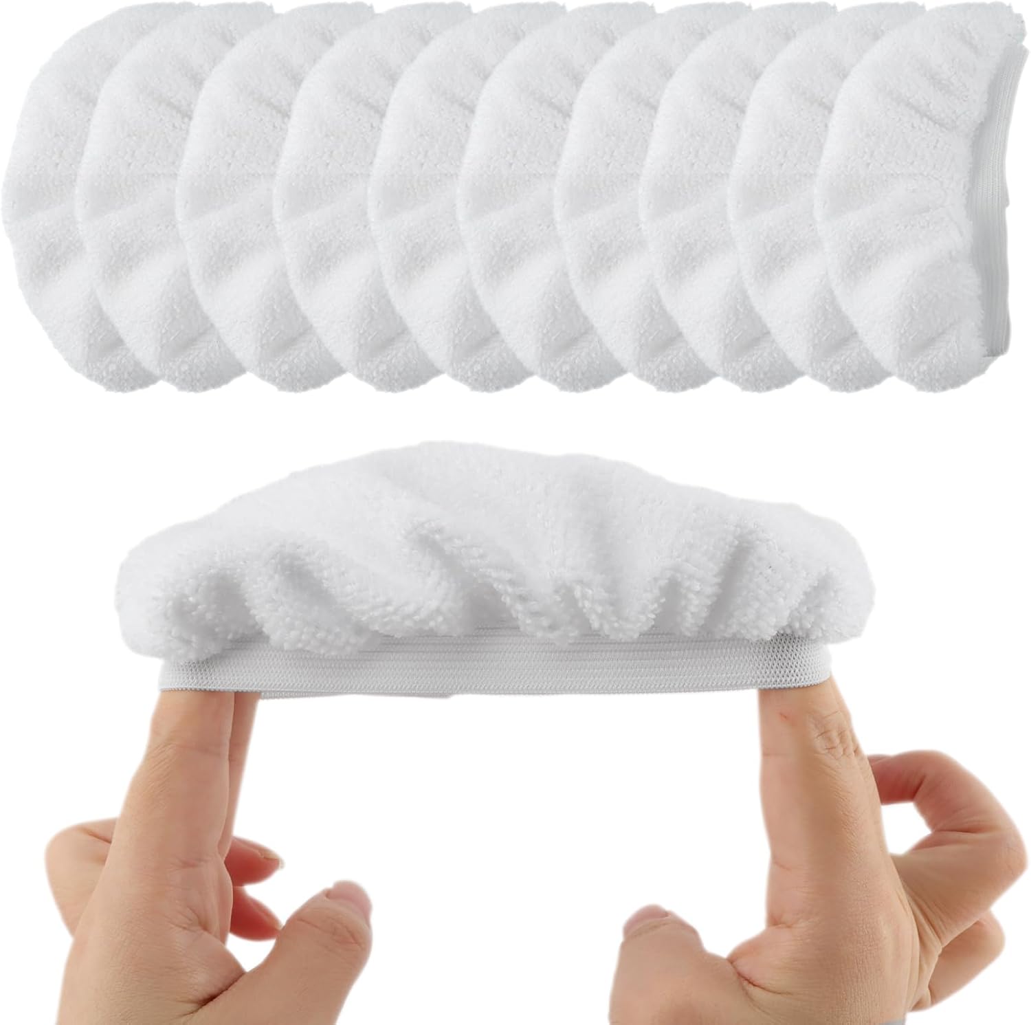 10pcs Universal Microfiber Cloths for Steam Cleaner