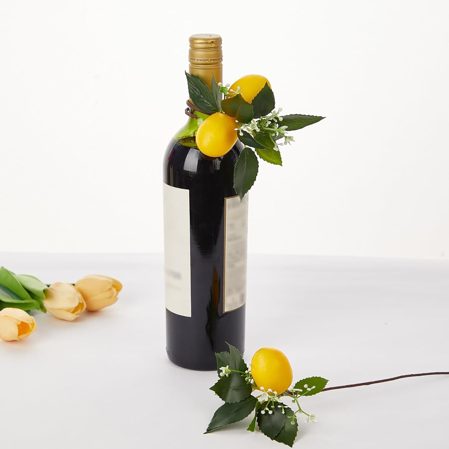 6 Pcs Artificial Lemon Branches for Party Decor