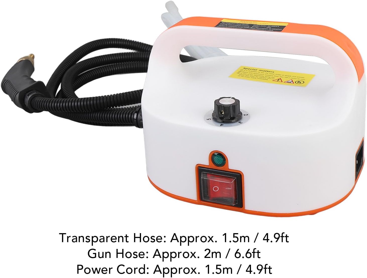 Multipurpose Handheld Steam Cleaner with 6 Speed Knob