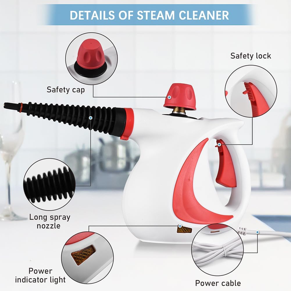 Laytic Steammaster Pro 10 In 1 Handheld Steam Cleaner