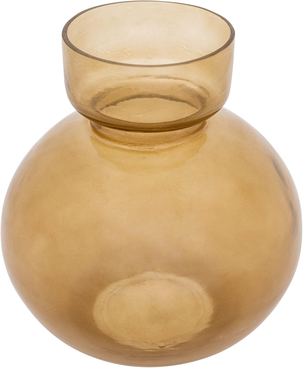 Creative Co-Op Modern Glass Vase Olive Green