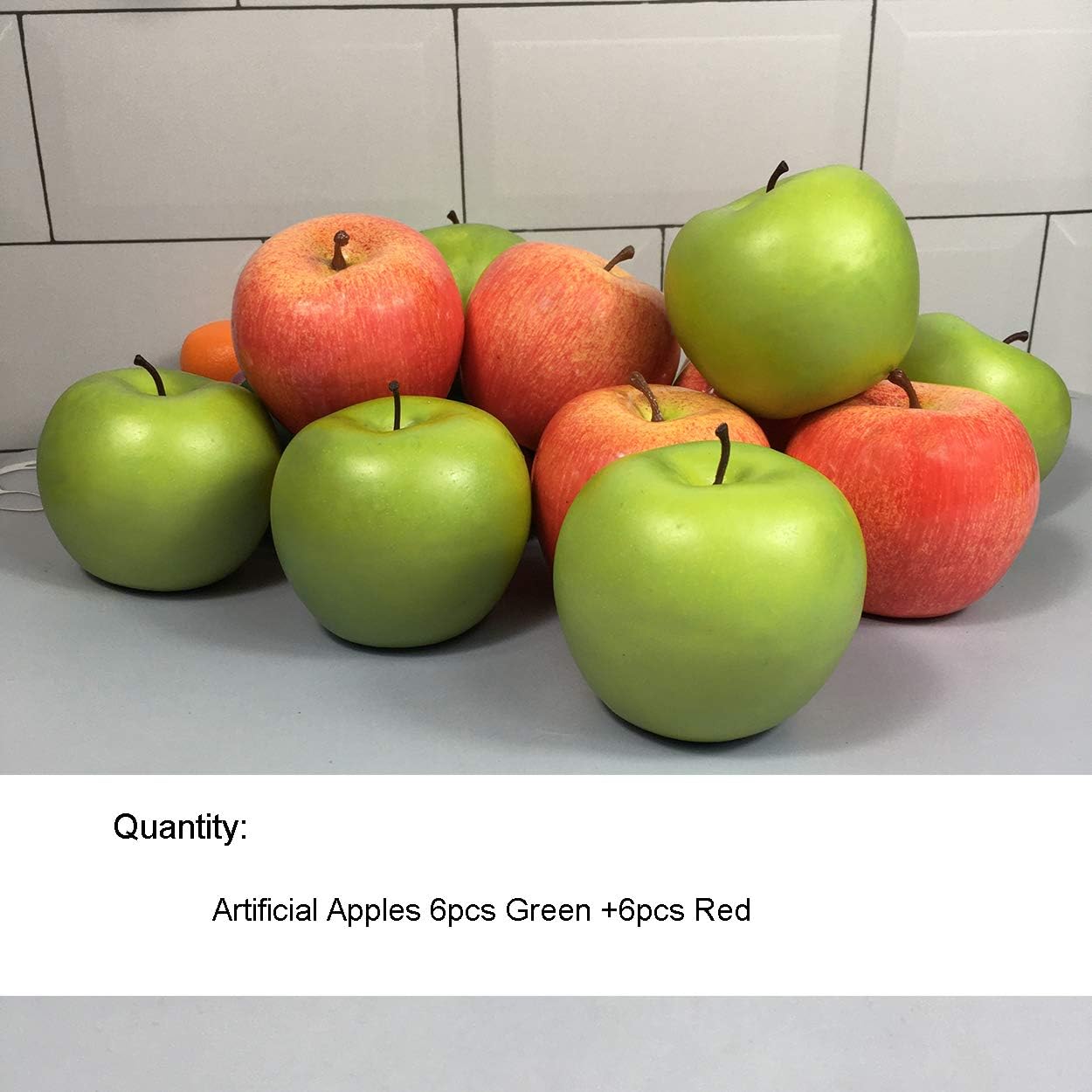 12Pcs Artificial Fruit for Home Kitchen Party Wedding Decor