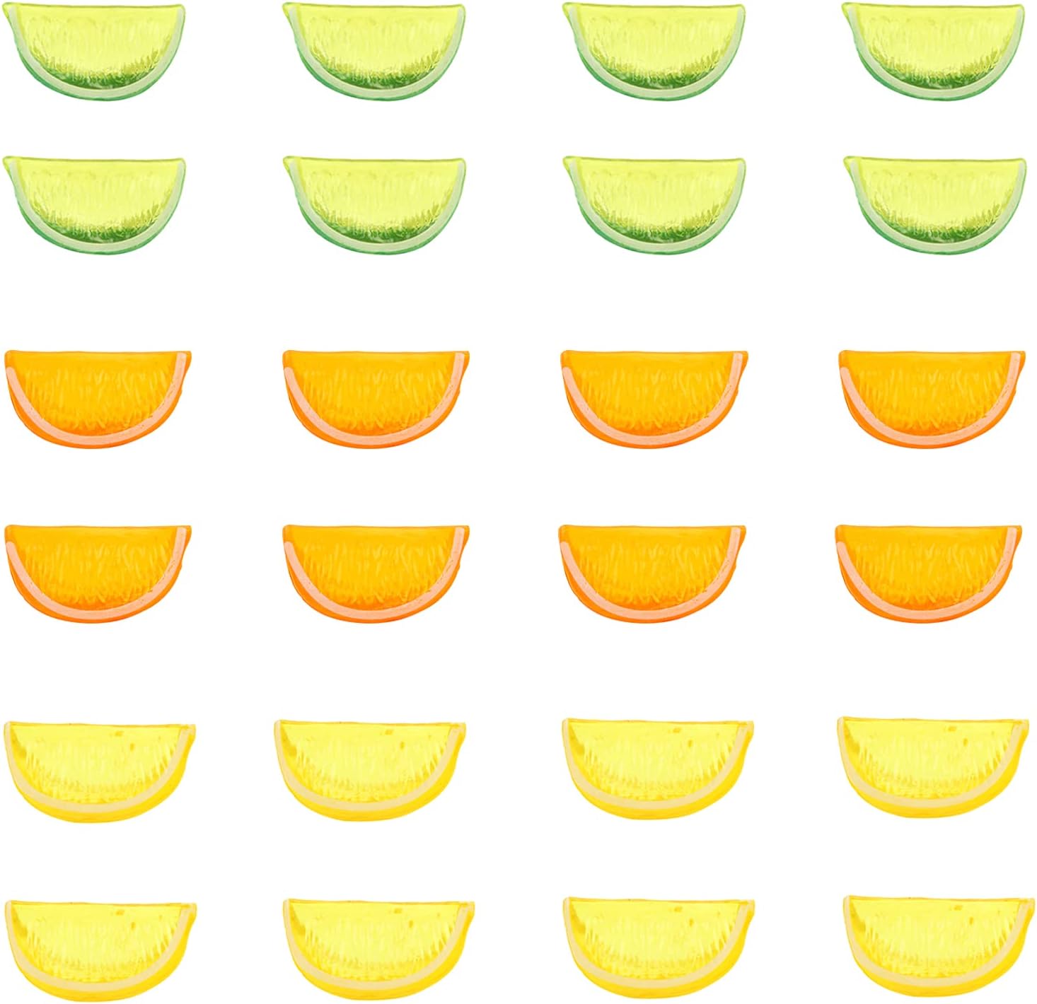 CCINEE 24PCS Artificial Lemon Blocks Realistic Decor