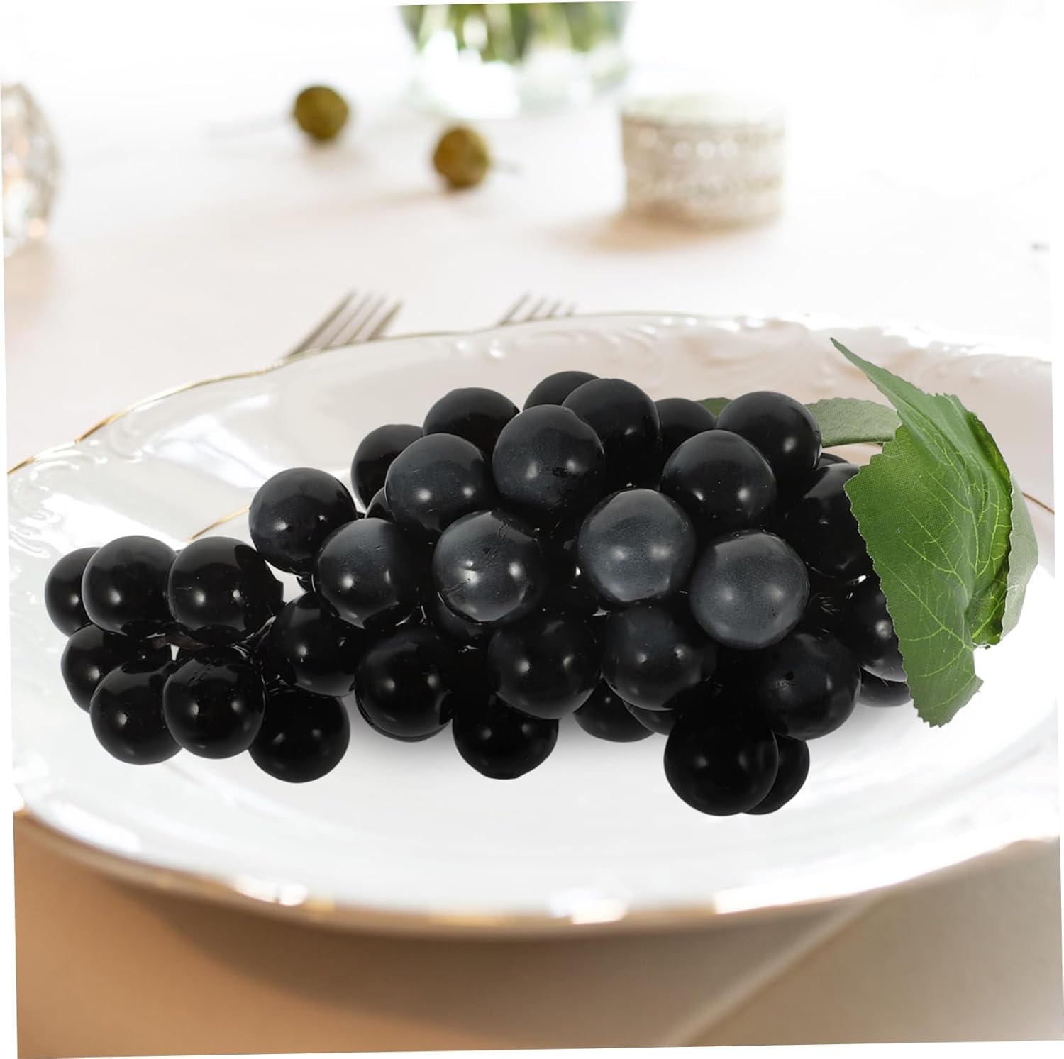 Zerodeko 3pcs Foam Grape String Artificial Fruit Decor