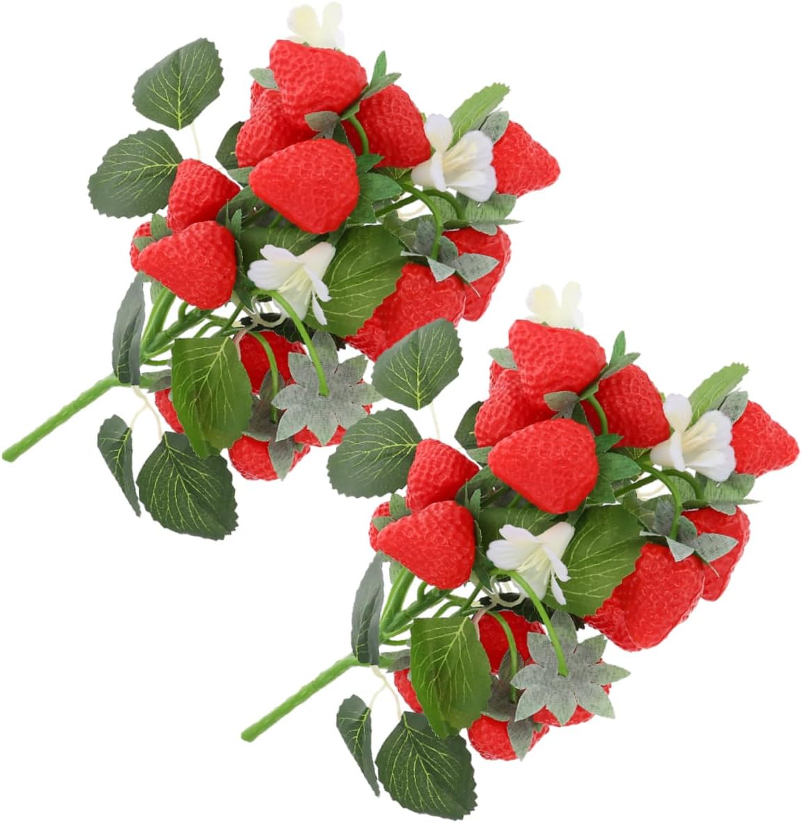 Garneck 2 Pcs Artificial Strawberry Picks for Home Decor