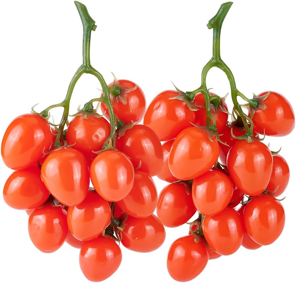 PH PandaHall Artificial Cherry Tomatoes Decor Set