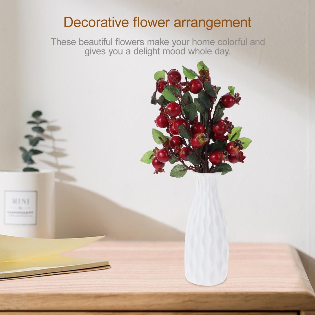 Cabilock 5 Piece Artificial Pomegranate Decor