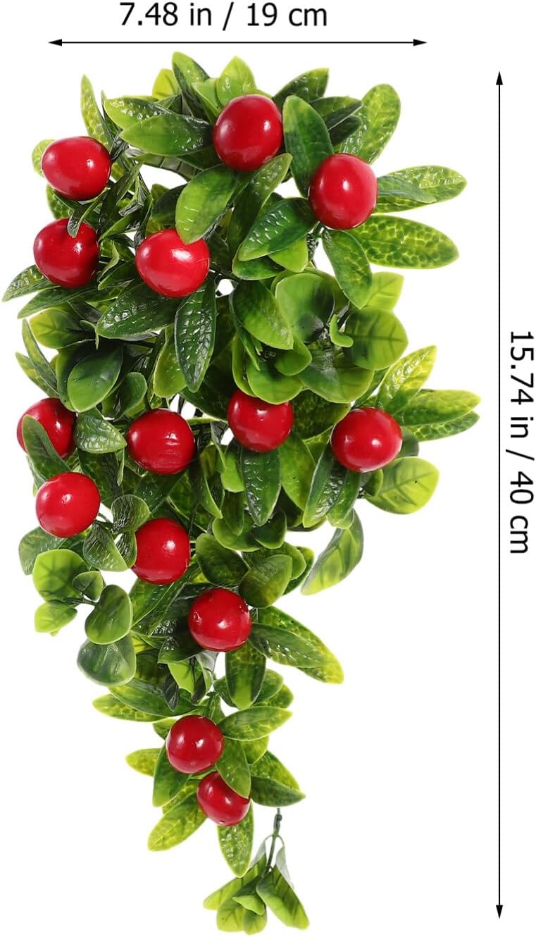 EXCEART Artificial Fruit Vine Hanging Decor