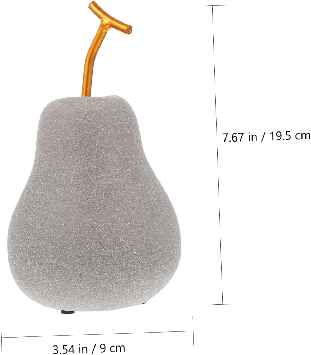 Adorable Ceramic Fruit Shape Ornament for Holiday Decor