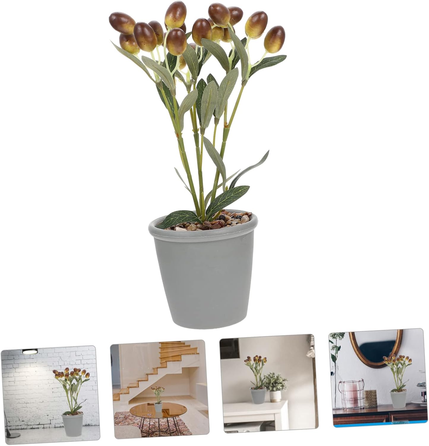 Lifelike Artificial Fruit Bonsai for Home Office Decor