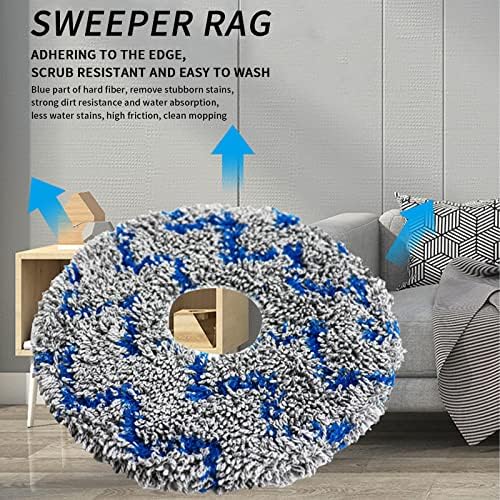Kingsea Replacement Washable Mop Pads for ECOVACS DEEBOT OZMO X1 Omni Turbo