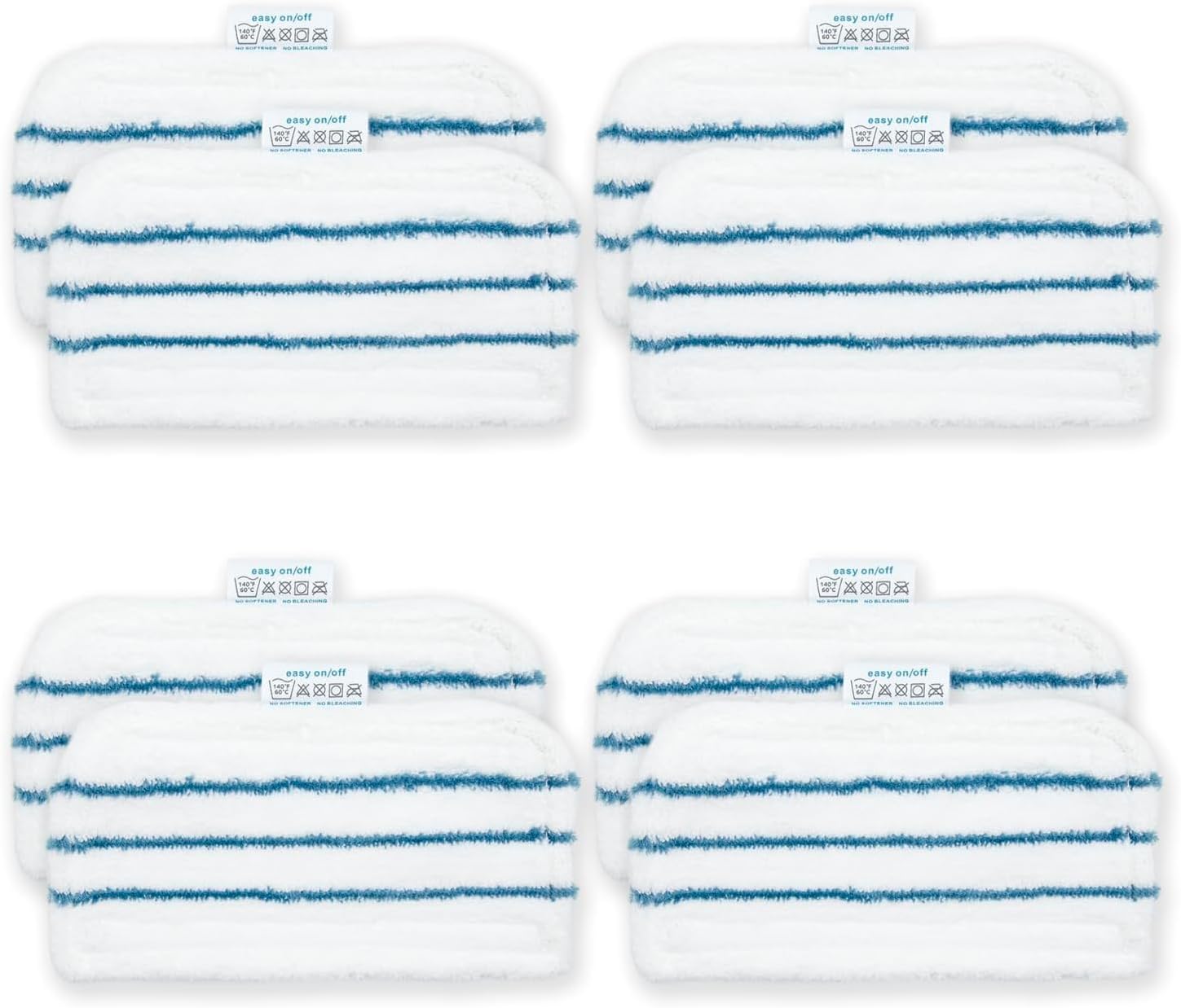 8 Pack SMP20 Washable Steam Mop Pads for BlackDecker Models