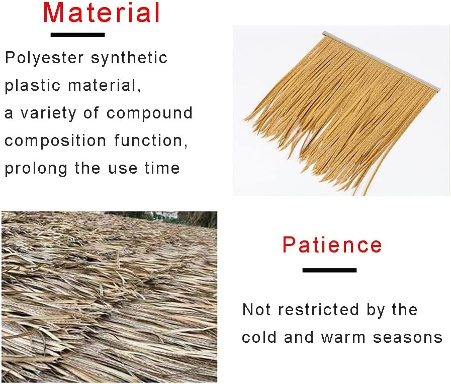 Artificial Thatch Roof Decor for Garden or Farmhouse