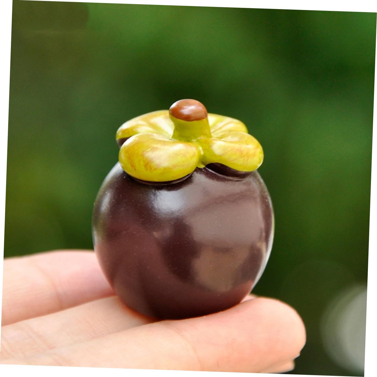 Mini Artificial Mangosteen Doll House Decor 8pcs