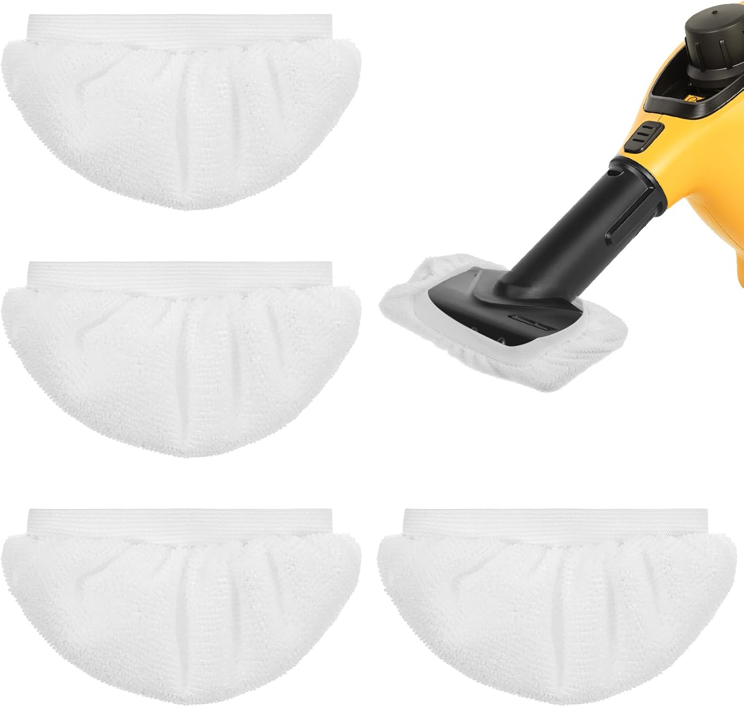 4Pcs Universal Steam Cleaner Attachments Reusable Steam Mop Pads