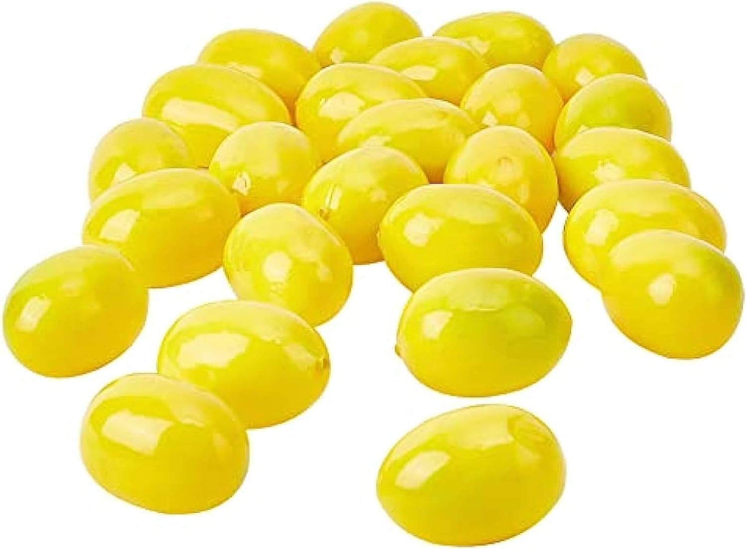 20Pcs Yellow Mini Artificial Lemon Fruit Decor