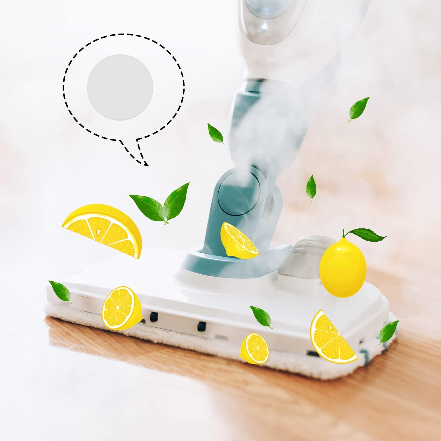 Maitys 24 Pcs Steam Mop Scent Discs with 4 Fragrances