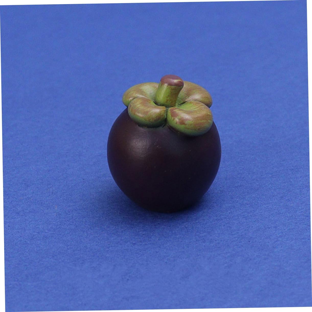 Garneck 8pcs Miniature Fake Mangosteens Artificial Fruit Decor Props