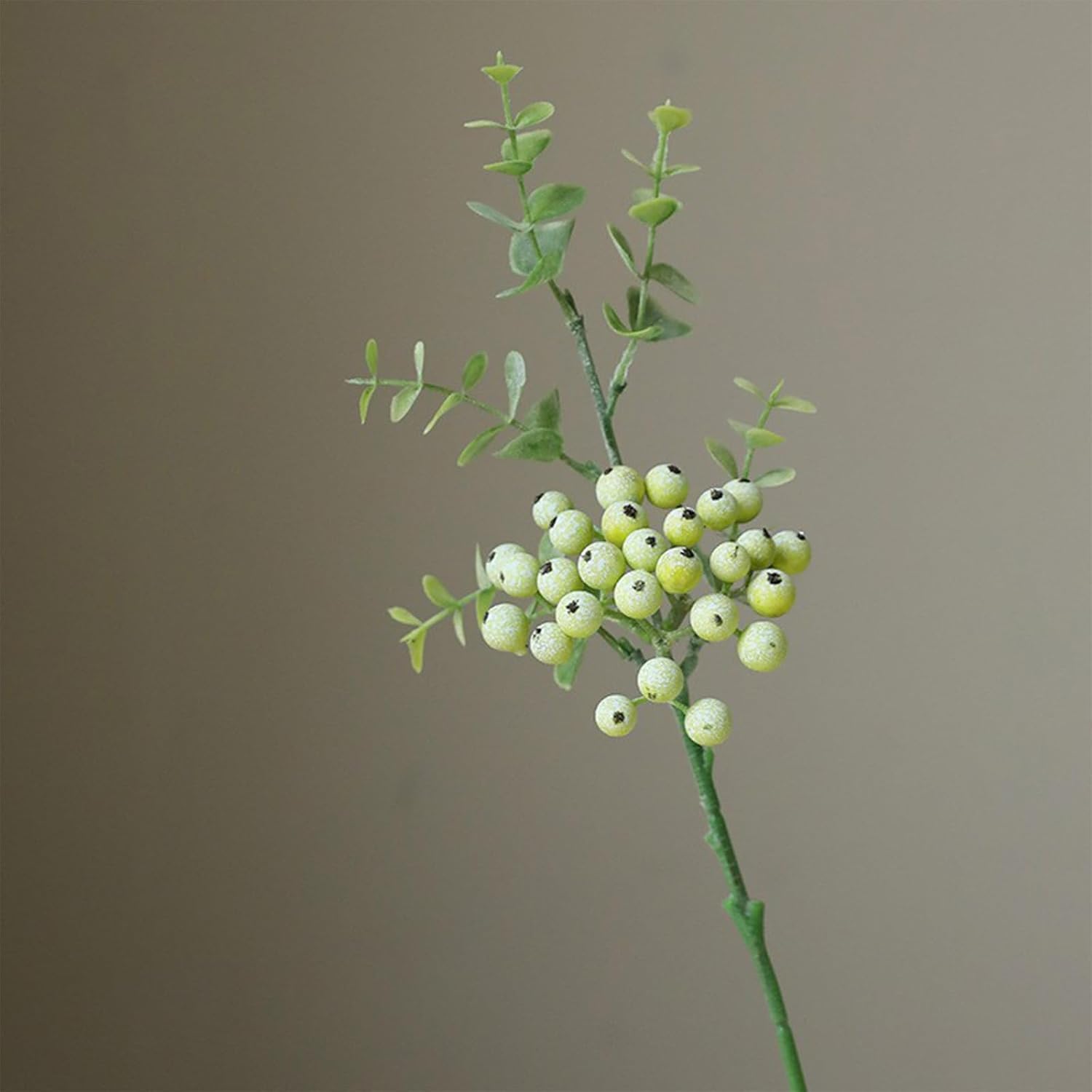 6 Pack Artificial Blueberry Stems with Realistic Berries