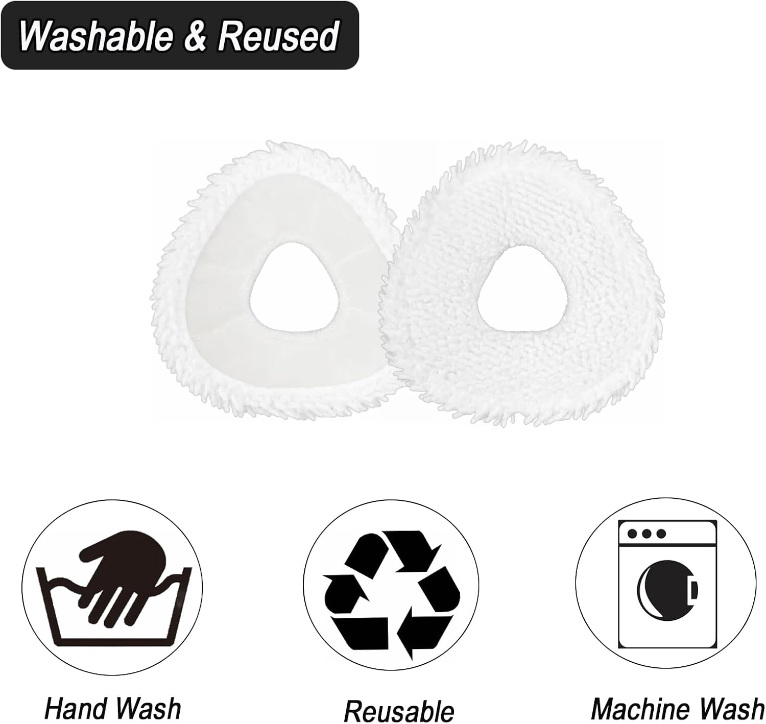 6 Pcs Replacement Mop Pads for Narwal Freo X Ultra Robot Vacuum