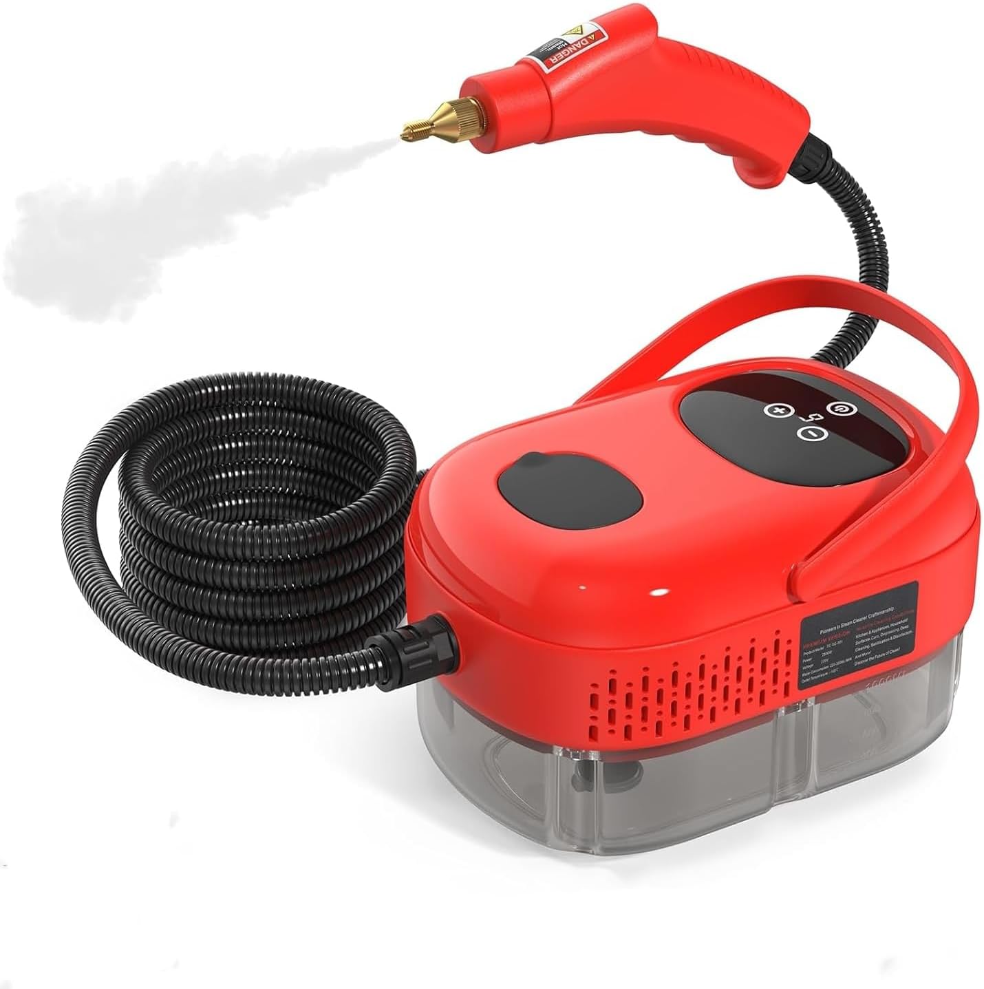 Handheld Steam Cleaner with 1100ml Tank and 6 Gears