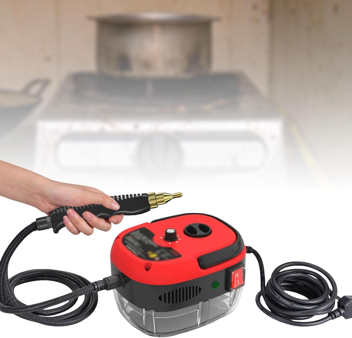 High Temperature Steam Cleaner with 6 Speed and Brush Heads